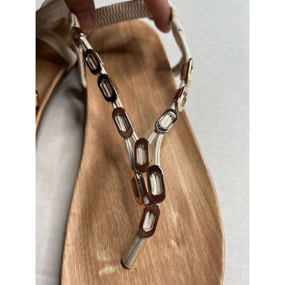 Forever size 9 sling back hard sole sandals - Picture 6 of 7